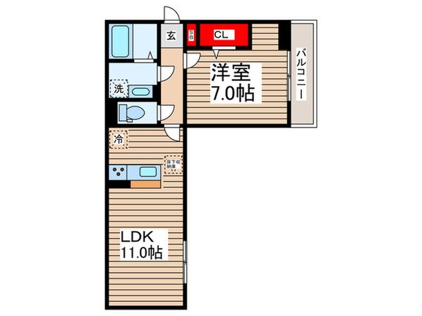 グラナーデ東葛西の物件間取画像